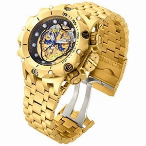 Invicta Venom Hybrid Multi-Function Gold Dial Gold-plated Men's Watch 16804