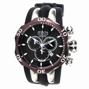 Invicta Venom Reserve Black Dial Black and Stainless Steel Men's Watch 13918