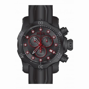 Invicta Venom Reserve Chronograph Black Dial Black Polyurethane Men's Watch 18881