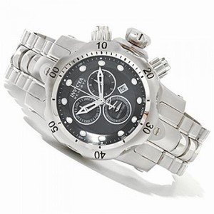 Invicta Venom Reserve Gunmetal Dial Chronograph Stainless Steel Men's Watch 10571