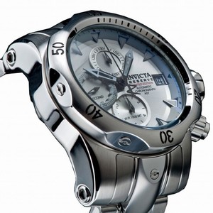 Invicta Venom Reserve Silver-tone Dial Chronograph Stainless Steel Men's Watch 10164