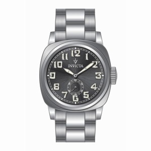 Invicta Vintage Grey Dial Gunmetal Ion-plated Men's Watch 15080