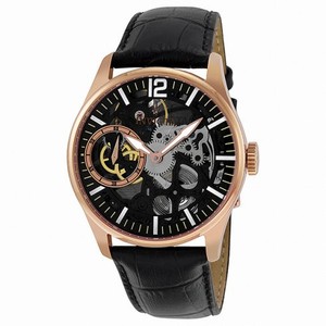 Invicta Vintage Mechanical Black Skeleton Dial Men's Watch 12408