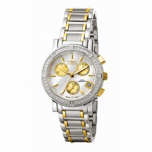 Invicta Wildflower Chronograph Mother of Pearl Dial Two-tone Ladies Watch 4770