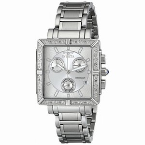 Invicta Wildflower Chronograph Silver Dial Stainless Steel Ladies Watch 5377