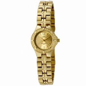 Invicta Wildflower Gold Dial 18kt Gold-plated Ladies Watch 0131