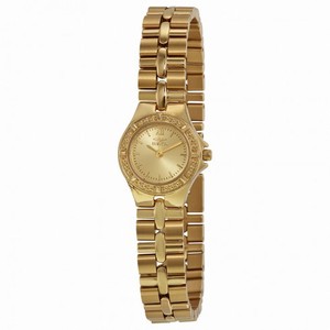 Invicta Wildflower Gold Dial Gold-plated Ladies Watch 0137