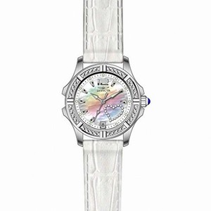 Invicta Wildflower Mother of Pearl Dial Beige Leather Ladies Watch 21783