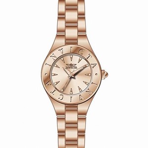 Invicta Wildflower Rose Dial Rose Gold-tone Ladies Watch 21744