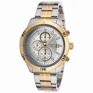 Invictas Specialty Chronograph Silver Dial Two-tone Men's Watch 17441