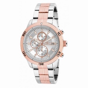 Invictas Specialty Chronograph Silver Dial Two-tone Men's Watch 17442