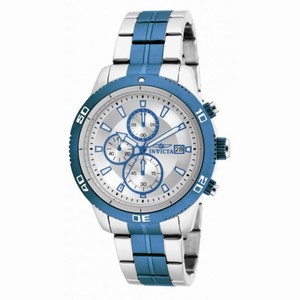 Invictas Specialty Chronograph Silver Dial Two-tone Men's Watch 17443