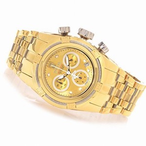 Invictor Jason Taylor Bolt Zeus Gold Dial Yellow Gold-plated Ladies Watch 14608