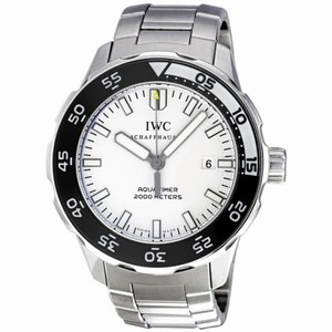 IWC Aquatimer Automatic 2000 White Dial Stainless Steel Men's Watch 3568-09