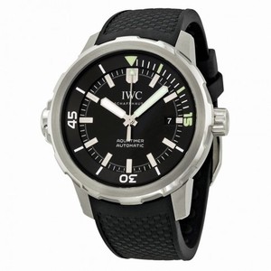 IWC Aquatimer Black Dial Black Rubber Men's Watch IW329001