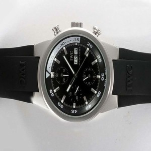 IWC Aquatimer Chronograph Edition Galapagos Islands IW376705 Automatic Black Dial Round Watch