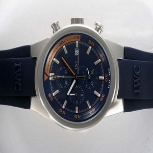 IWC Aquatimer Chronograph IW376704 Quartz Chronograph Black Dial 42mm Watch