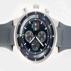 IWC Aquatimer Chronograph IW378101 Stainless Steel Bezel Quartz Grey Dial Watch
