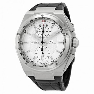 IWC Big Ingenieur Chronograph Automatic Silver Dial Black Leather Men's Watch 378405