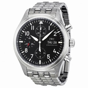 IWC Classic Pilot Chrono Automatic Steel Men's Watch 3717-04