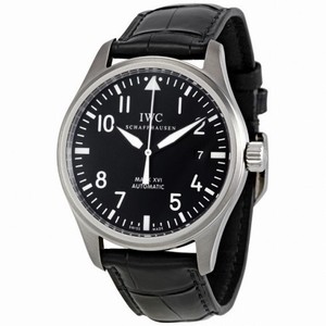 IWC Classic Pilot Mark XVI Steel Black Men's Watch 3255-01