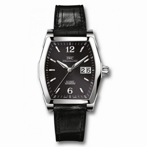IWC Da Vinci Black Dial Black Leather Men's Watch IW452312