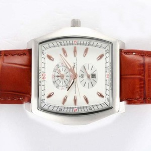 IWC Da Vinci Chronograph IW376411 White Dial Stainless Steel Case Rectangle Watch