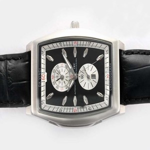 IWC Da Vinci Chronograph IW376413 Stainless Steel Case Rectangle Black Dial Watch