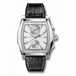 IWC Da Vinci Silver Dial Black Leather Men's Watch IW376416