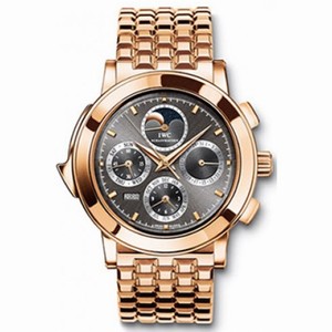 IWC Grande Complication Grey Dial 18kt Rose Gold Automatic Men's Watch IW927045