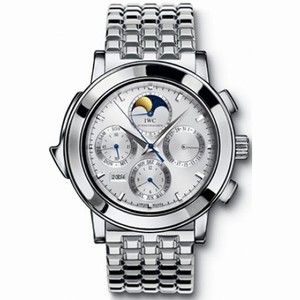 IWC Grande Complication Silver Dial Chronograph Platinum Men's Watch IW927016