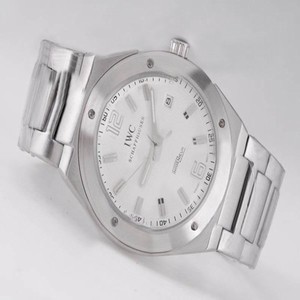 IWC Ingenieur Midsize IW451501 Stainless Steel Case Round White Dial Watch