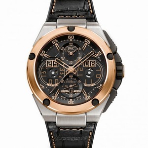 IWC Ingenieur Perpetual Calendar Black Dial Chronograph Automatic Men's Watch IW379203