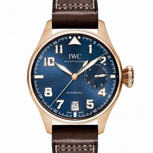 IWC Pilot Le Petit Prince Blue Dial 18K Rose Gold Automatic Men's Watch IW500909
