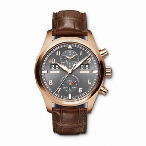 IWC Pilot Spitfire Perpetual Calendar Digital Date-Month Rose Gold Men's Watch IW379105