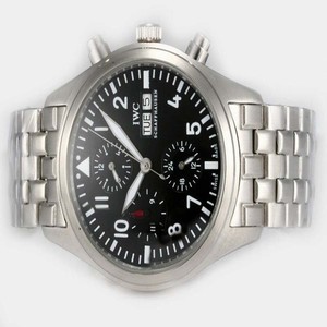 IWC Pilots Classic Chronograph IW371704 Black Dial Automatic 42mm Watch