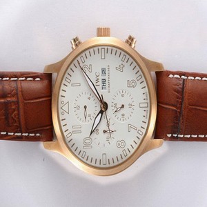 IWC Pilots Spitfire Chronograph IW371702 White Dial Automatic Watch