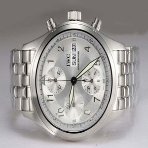 IWC Pilots Spitfire Chronograph IW371705 Stainless Steel Bezel Midsize Automatic Watch