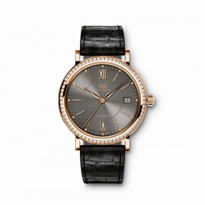 IWC Portofino Anthracite Dial Diamond Automatic Men's Watch 4581-08
