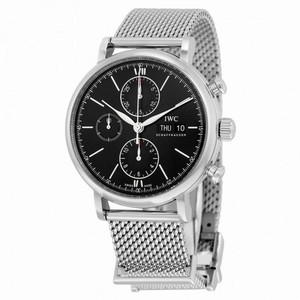 IWC Portofino Automatic Black Dial Stainless Steel Men's Watch IW391016