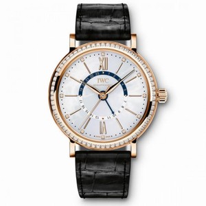 IWC Portofino Day and Night Mother of Pearl Dial Diamond Automatic Men's Watch 4591-02