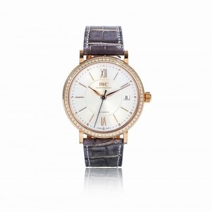 IWC Portofino Silver Dial Diamond Automatic Unisex Watch 4581-07