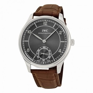 IWC Portugese Vintage Blue Dial Brown Leather Men's Watch IW544504