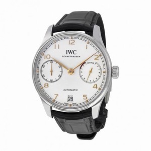 IWC Portugieser Automatic Black Strap Men's Watch IW500704