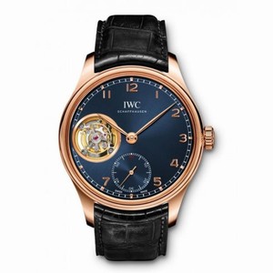 IWC Portugieser Tourbillion Blue Dial Men's Watch IW546305