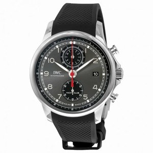 IWC Portugieser Yacht Club Automatic Anthracite Dial Black Rubber Men's Watch 3905-03