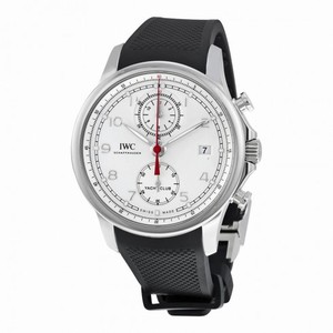 IWC Portugieser Yacht Club White Dial Black Automatic Men's Watch 3905-02