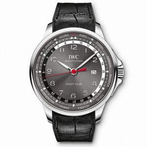 IWC Portugieser Yacht Club Worldtimer Ardoise Grey Dial Automatic Limited Editon Men's Watch IW326602