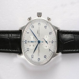 IWC Portuguese Chrono-Automatic IW371417 White Dial Round Watch