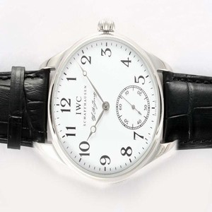 IWC Portuguese F.A. Jones IW544203 Stainless Steel Bezel Manual Winding White Dial Watch